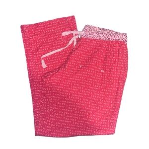 VICTORIA’S SECRET VINTAGE VALENTINES DAY PAJAMA PANTS SIZE SMALL